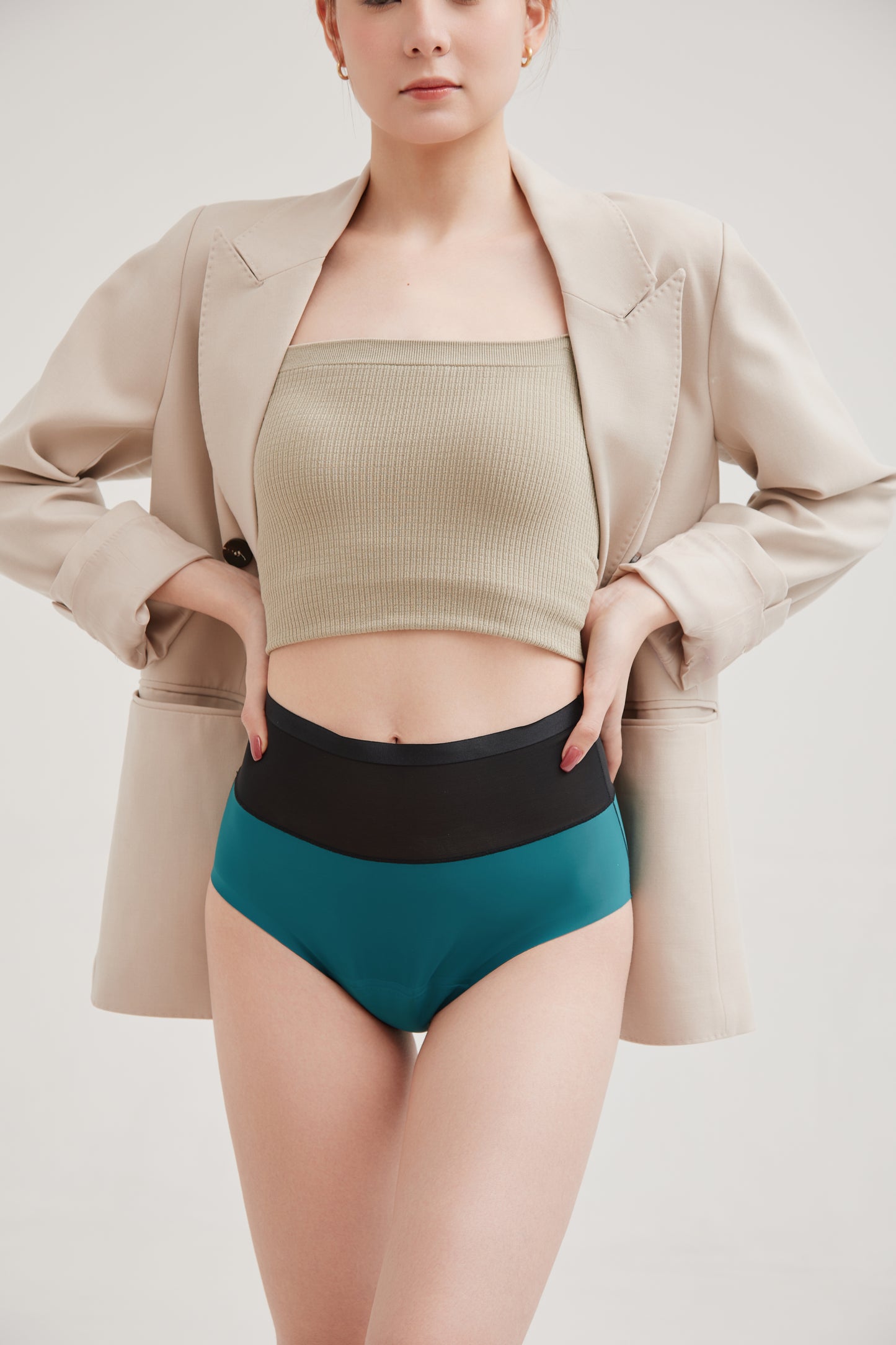 Hi-Waist Brief Period Underwear |  Medium Flow | RUNS SMALL SIZE UP