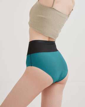 All-Day High-Waist Briefs — Modal & Seaweed