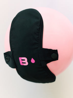 B.Peachy reusable pad draped to show flexibility