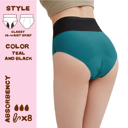 Hi-Waist Brief Period Underwear | Heavy Flow | RUNS SMALL SIZE UP